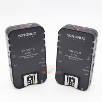 Yongnuo YN-622C II Trigger YN622C-TX LCD Controller ETTL Wireless Flash Trigger Transceivers for Canon Yongnuo Flash