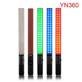 Yongnuo YN360 YN360 II Handheld LED Studio Photography Video Light Ice Stick 3200k-5500k RGB Colorful Controlled by Phone App