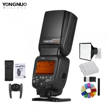 YONGNUO YN600EX-RT II Auto TTL HSS Flash Speedlite + YN-E3-RT II Controller Trigger for Canon 5D3 5D2 7D Mark II 6D 70D 60D etc