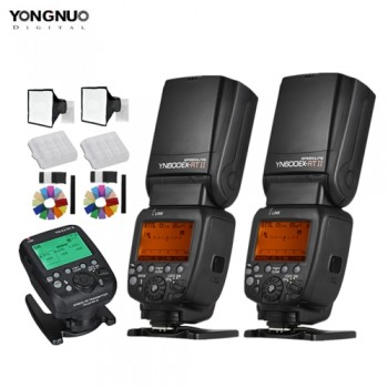 YONGNUO YN600EX-RT II Auto TTL HSS Flash Speedlite + YN-E3-RT II Controller Trigger for Canon 5D3 5D2 7D Mark II 6D 70D 60D etc