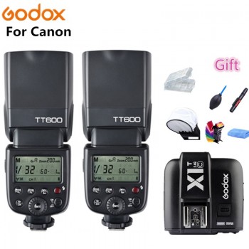 Godox TT600 X1T-C Camera Flash Speedlite 2.4G Wireless Master Slave HSS for Canon EOS 5D 6D 7D 70D 700D 80D 800D 60D 600D