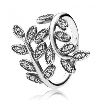 30% Silver Ring Rose Radiant Timeless Elegance Delicate Bow With Crystal Ring 925 Sterling Silver DIY Europe Jewelry