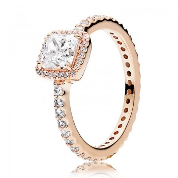 30% Silver Ring Rose Radiant Timeless Elegance Delicate Bow With Crystal Ring 925 Sterling Silver DIY Europe Jewelry