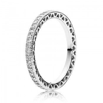 30% Silver Rose Golden Droplets Hearts Timeless Elegance With Crystal Ring 925 Sterling Silver DIY Europe Jewelry