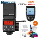 Godox V350S TTL HSS 1/8000s Speedlite Flash with Built-in 2000mAh Li-ion Battery with Xpro-S Flash Transmitter for Sony+GIFT