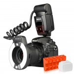 Meike MK-14EXT i-TTL Macro Ring Flash for Nikon D7100 D7000 D5200 D5100 D5000 D3200 D3100 D90 D300S D600 with LED AF Assist Lamp