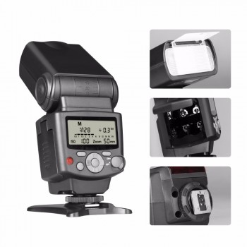 Voking VK430 I-TTL LCD Display Blitz Speedlight Flash for Nikon D5500 D5300 D3300 D7200 D3400 D5300 D500 D7500 D750 D5600