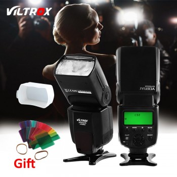 Viltrox JY-680A  Flash Light Speedlite Lamp for Canon Nikon Pentax Olympus Cameras + Free Diffuser and 20 pcs Filter