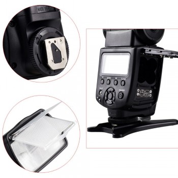 Viltrox JY-680A  Flash Light Speedlite Lamp for Canon Nikon Pentax Olympus Cameras + Free Diffuser and 20 pcs Filter