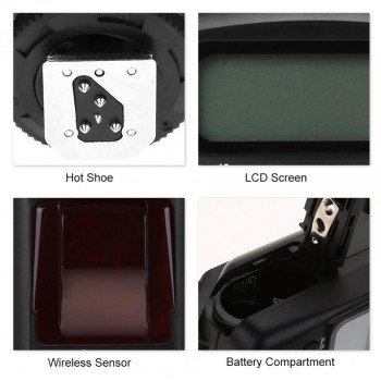 JY-610N i-TTL Mini Portable LCD Flash Speedlite Accessory for Nikon DSLR Cameras