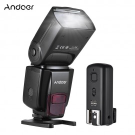 Andoer AD560 IV 2.4G Wireless Universal On-camera Slave Speedlite Flash Light GN50 w/ Trigger for Canon Nikon Sony  DSLR Cameras