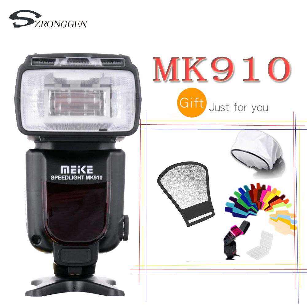 Meike MK-910 i-TTL Flash Speedlite 1/8000s for Nikon SB-900 D4S D800 D3000 D3200 D5300 D7100 DSLR mk910 Meike MK 910