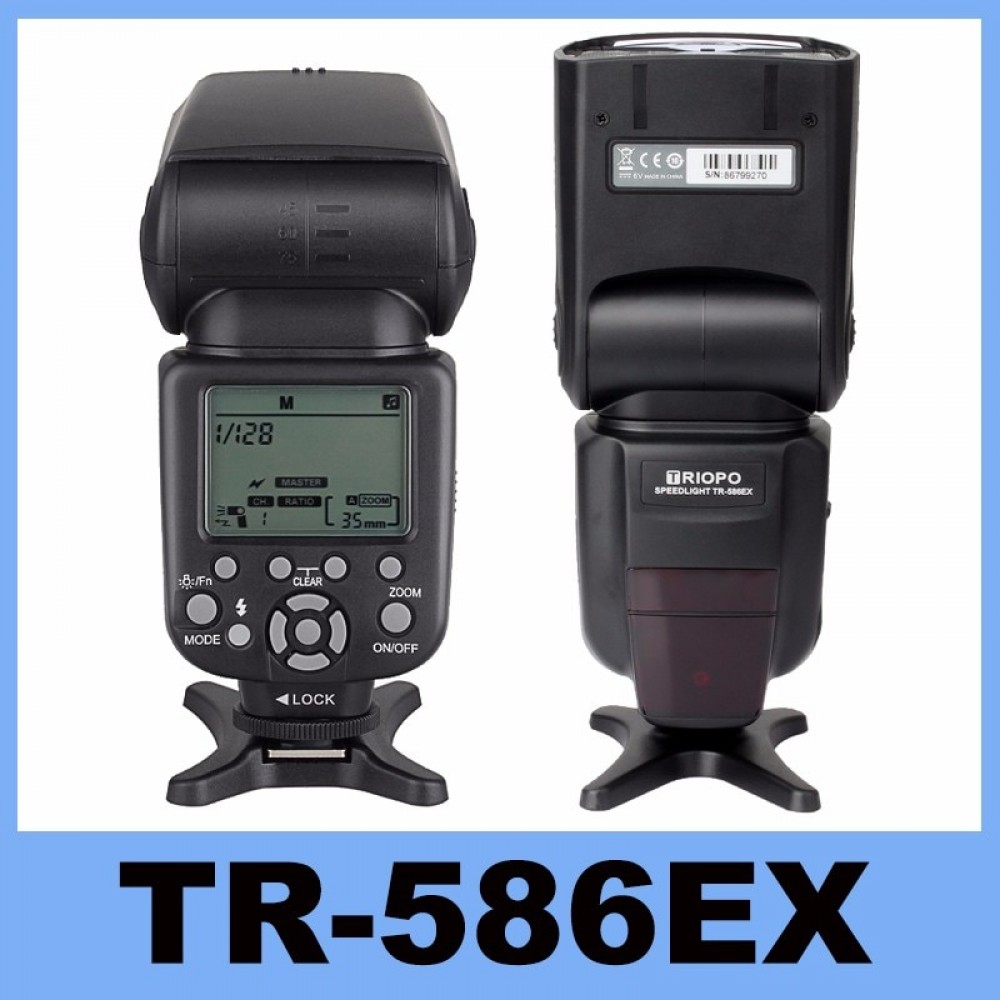 New Triopo TR-586EX Wireless Flash Mode TTL Speedlite Speedlight For Nikon D750 D800 D3200 D7100 DSLR Camera as YONGNUO YN-568EX