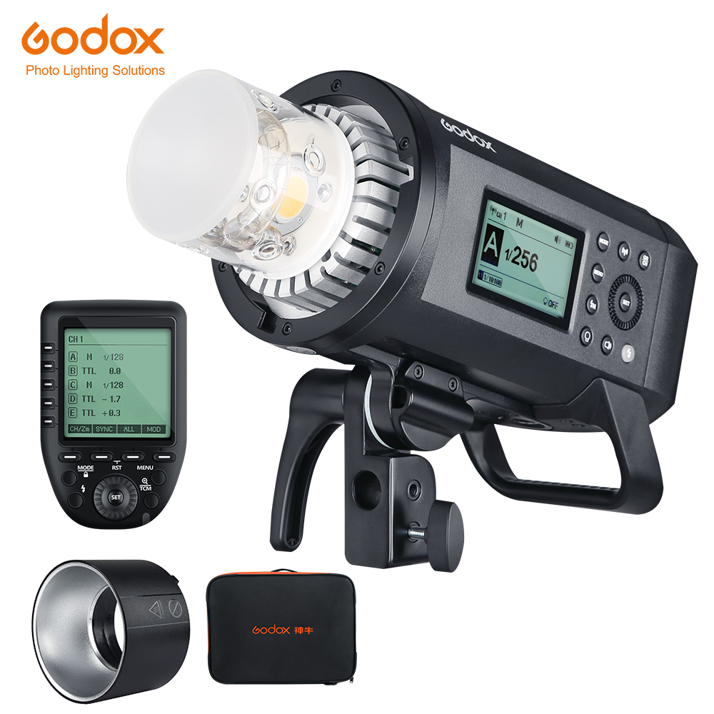 In Stock Godox AD600Pro 600Ws TTL HSS Built-in 2.4G Wireless X System Li-on Battery Outdoor Flash with Godox Xpro Transmitter