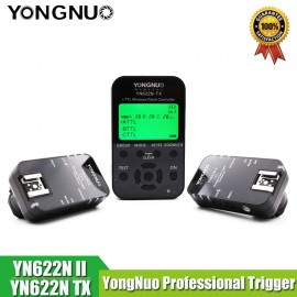 YONGNUO YN-622N II Trigger YN622N-TX LCD Controller ETTL Wireless Flash Trigger Transceiver for Nikon D800 D800E D800S D600 D610