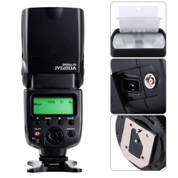 Viltrox JY-680A On-camera Speedlite Light Flash GN33 for Canon Nikon Sony Pentax DSLR Camera
