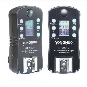 3PCS YONGNUO RF-605C RF605C RF605N RF-605N Wireless Flash Trigger for Canon Nikon compatible RF603II YN560IV YN685 YN660 YN560II