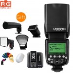 Free DHL Godox Ving V860II V860II-N E-TTL HSS 1/8000 Li-ion Battery Speedlite Flash+X1T-N Transmitter for Nikon DSLR + Gift Kit