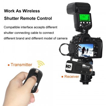 PIXEL TF-362 Remote Controller Wireless Flash Trigger For Nikon DSLR Camera TR-586EX YN565EX YN-568EX YN560 III YN560 IV JY-680A