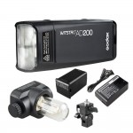 Godox AD200 TTL 2.4G HSS 1/8000s Pocket Flash Light Double Head 200Ws with 2900mAh Lithium Battery Flashlight Out door Flash