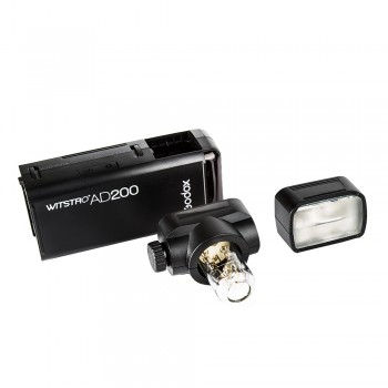 Godox AD200 TTL 2.4G HSS 1/8000s Pocket Flash Light Double Head 200Ws with 2900mAh Lithium Battery Flashlight Out door Flash
