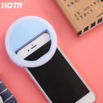 Fashion LED Photography Flash Light Up Selfie Luminous Lamp Night Phone Ring For iPhone 7 plus 6 6S Plus 5s 5C Xiaomi LG Samsung