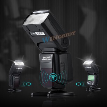 Triopo TR-982III Flash Light TR982III Speedlite High Speed Synchronous i-TTL Flash 2.4G Wireless Master Slave For CANON/NIKON