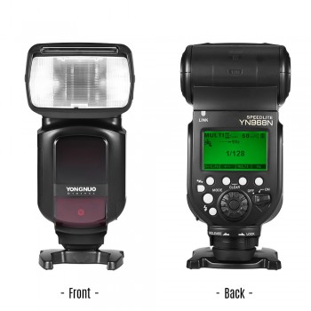 YONGNUO YN968N 2.4G Wireless High-speed Sync TTL 1/8000s Flash Speedlite Auto zoom for Nikon DSLR Camera Compatible YN622N YN560