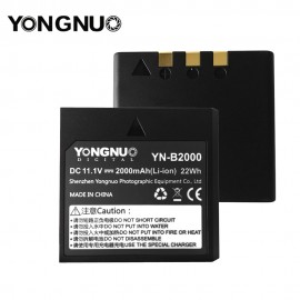 Yongnuo YN-B2000 2000mAh Spare Rechargeable Li-ion Battery for Speedlite YN686EX-RT Flash Light YN686