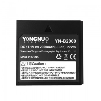 Yongnuo YN-B2000 2000mAh Spare Rechargeable Li-ion Battery for Speedlite YN686EX-RT Flash Light YN686
