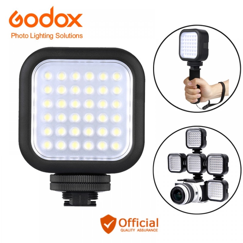 Godox LED36 Video Light 36 LED Outdoor Photo Lights Lamp 5500~6500K for Canon eos 70d 6d DSLR Camera Camcorder DVR accessories