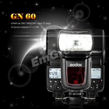 Godox V850II GN60 2.4G Wirless X System Speedlite w/ 2000mAh Battery Flash Light for Canon Nikon DSLR Cameras Softbox Filter Kit