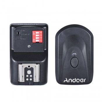 Andoer Universal Flash Speedlite On-camera Flash GN50 and 16 Channels Radio Wireless Remote Speedlite Flash Trigger
