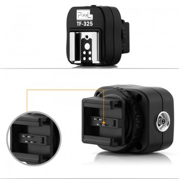 Pixel TF-325 Flash Adapter Hot Shoe Converter For Sony A65 A37 A77 A57 A100 A200 Camera To Canon Nikon YN560III YN560IV JY-680A