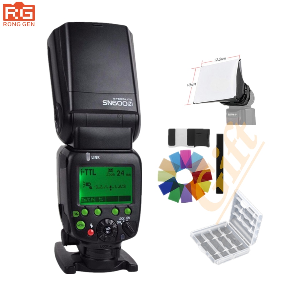 SHANNY SN600N on-camera speedlite flashgun flash for Nikon i-TTL/M/RPT High-speed sync1/8000s GN60