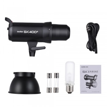 Godox SK400II Professional Compact 400Ws Studio Flash Strobe Light Built-in Godox 2.4G Wireless X System GN65 5600K