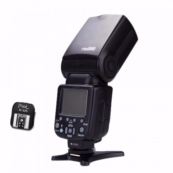 Triopo TR-586EX Flash Speedlight Speedlite with Hot Shoe Adapter for  Canon Nikon Sony Alpha A900 A700 A550 A500 A380 A350 A330