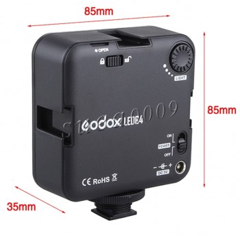Godox 64 LED Video Light for DSLR Camera Camcorder mini DVR as Fill Light for Wedding News Interview Macrophotography