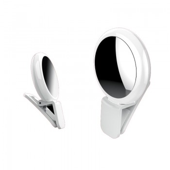 Warm+Cold+Mixed LED Selfie Flash light Ring Fill Light 9 Brightness with Makeup Mirror For iPhone Samsung For xiaomi Huawei LG
