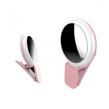 Warm+Cold+Mixed LED Selfie Flash light Ring Fill Light 9 Brightness with Makeup Mirror For iPhone Samsung For xiaomi Huawei LG