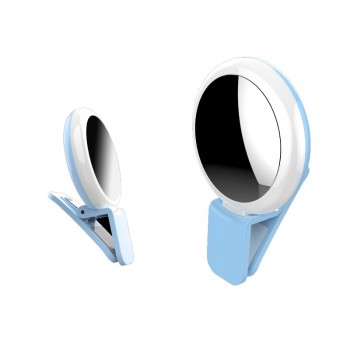 Warm+Cold+Mixed LED Selfie Flash light Ring Fill Light 9 Brightness with Makeup Mirror For iPhone Samsung For xiaomi Huawei LG