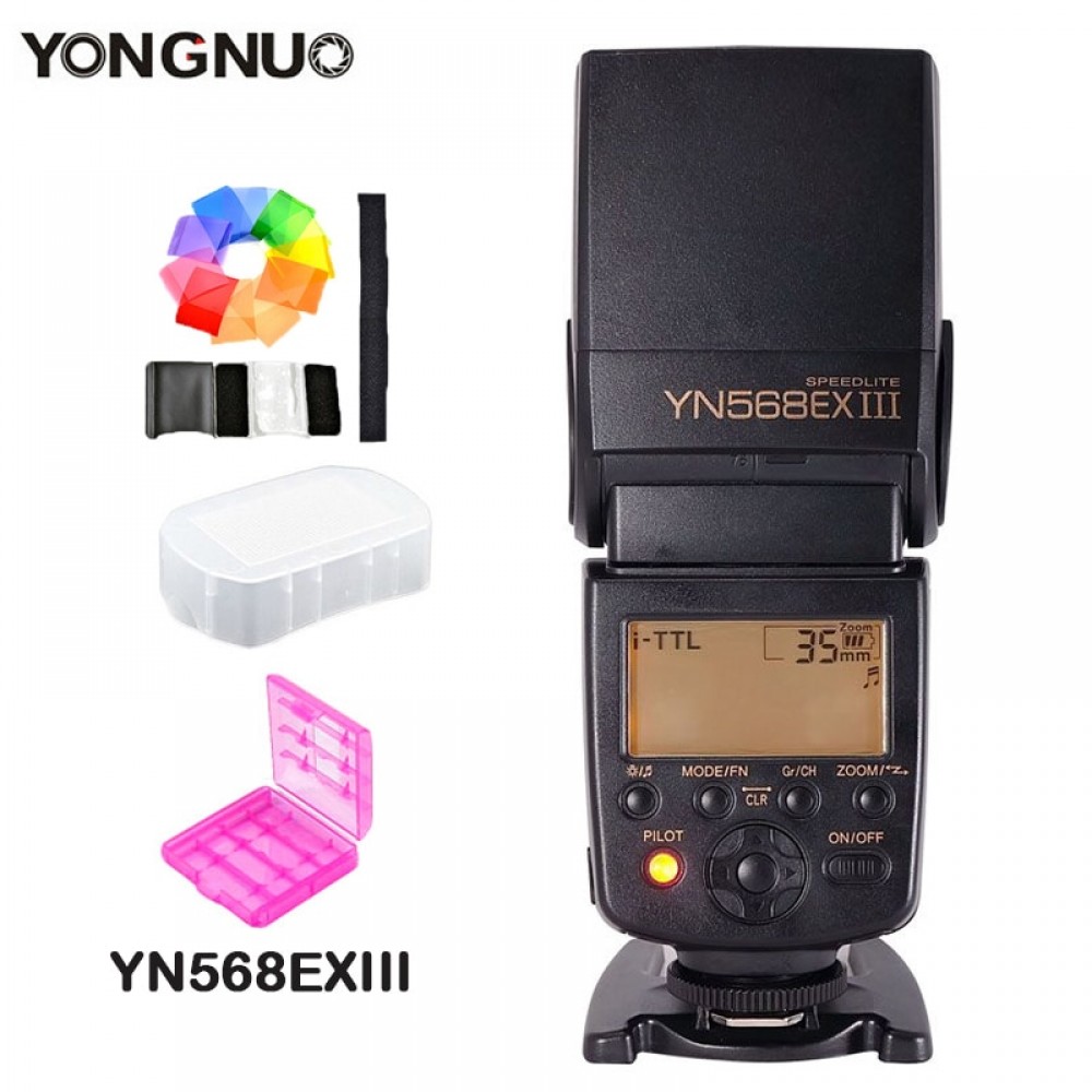 YONGNUO Flash Speedlite YN568EX III Wireless Master  TTL HSS 1/8000 for Nikon D800 D750 D7100 D5100 for Canon 1100D 650D 600D