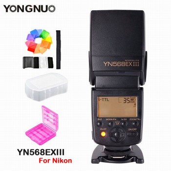YONGNUO Flash Speedlite YN568EX III Wireless Master  TTL HSS 1/8000 for Nikon D800 D750 D7100 D5100 for Canon 1100D 650D 600D