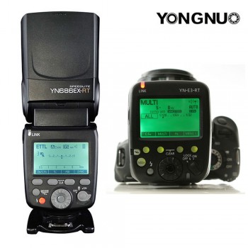 YONGNUO YN686EX-RT Flash Speedlite Wireless 2.4G 1/8000s TTL/M/MULTI Flashgun with Lithium Battery for Canon Camera