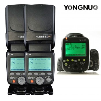 YONGNUO YN686EX-RT Flash Speedlite Wireless 2.4G 1/8000s TTL/M/MULTI Flashgun with Lithium Battery for Canon Camera