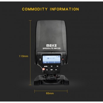 Meike MK320 MK-320 TTL FLash Speedlite HSS for Nik*n Hot shoes Camera J3 D7100 D5300 D5100 D5200 D5000 D3300 D3200 D3100 D750 D8