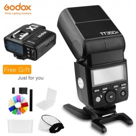 Godox TT350F 2.4G HSS TTL GN36 Flash Speedlite+ X1T-F Trigger Transmitter Kit for Fuji X-Pro2/X-T20/X-T1/X-T2