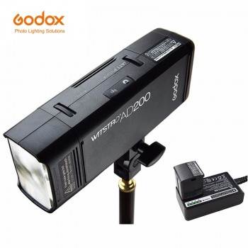 GODOX AD200 TTL 2.4G HSS 1/8000s Pocket Flash Light Double Head 200Ws with 2900mAh Lithium Battery Flashlight Flash Strobe Flash