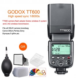 Godox TT600 2.4G Wireless GN60 Master/Slave Camera Flash Speedlite for Canon Nikon Sony Pentax Olympus Fujifilm Samsung Sigma