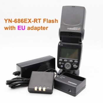 YONGNUO YN686EX-RT ETTL Speedlite Flash 2.4G Wireless HSS 1/8000s Master Flash Speedlite with Lithium battery for Canon C